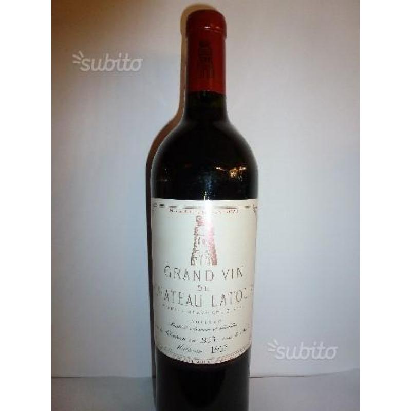 3 bottiglie perfette Chateau Latour 1937-1944-1955