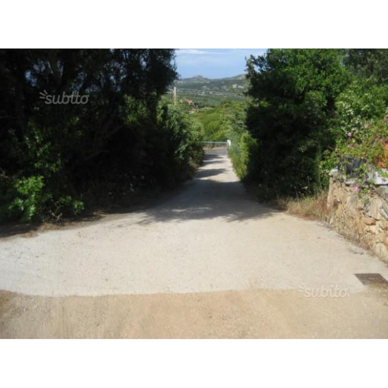 Olbia periferia casa singola con vista mare