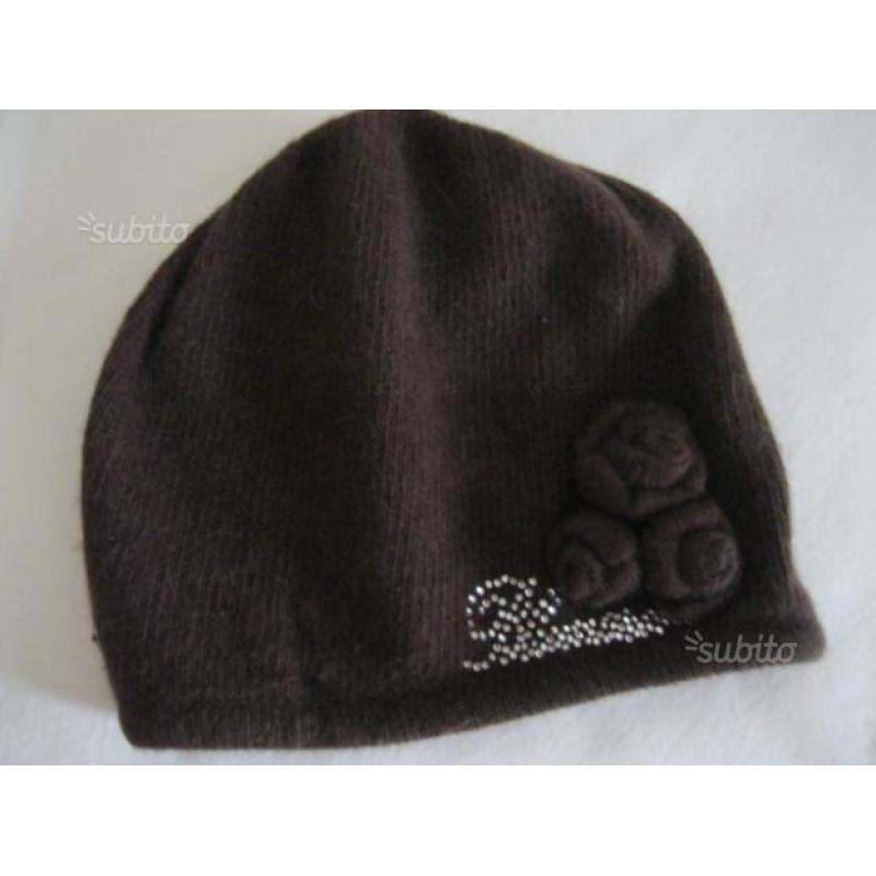 Cappellino lana angora BLUMARINE - NUOVO