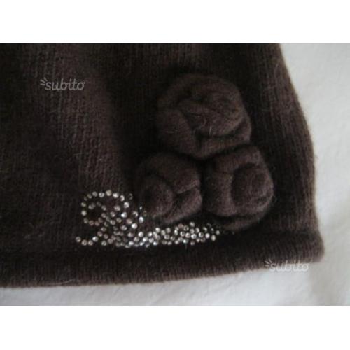 Cappellino lana angora BLUMARINE - NUOVO