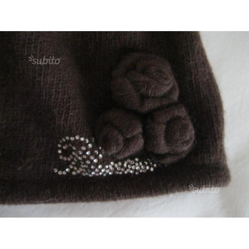 Cappellino lana angora BLUMARINE - NUOVO