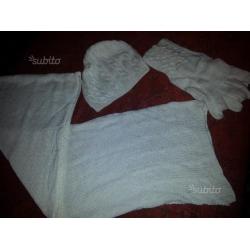 Cappello+sciarpa+guanti+foulard