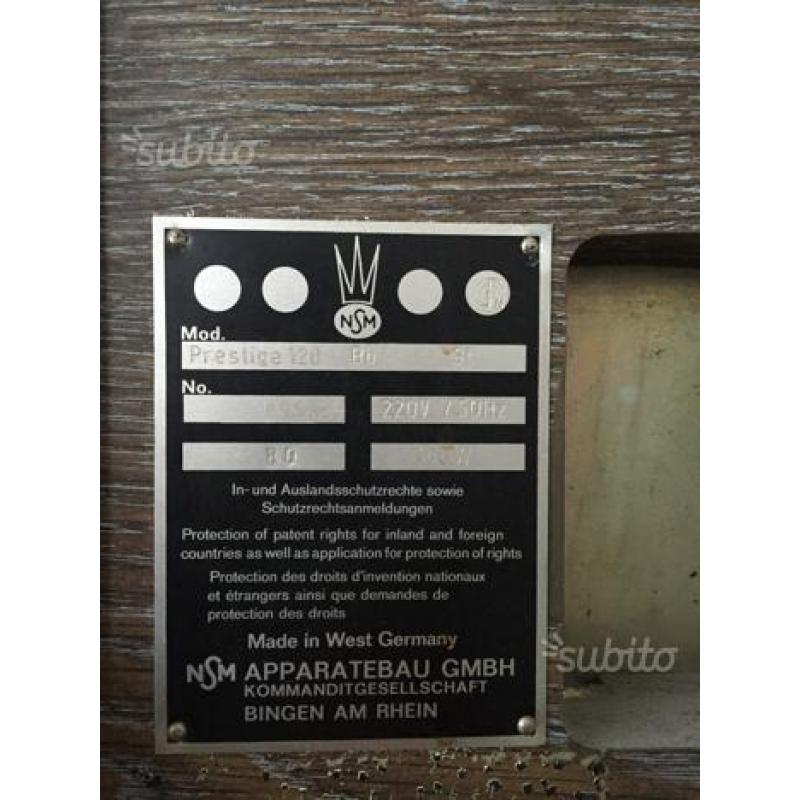 Jukebox nsm prestige 120 più regalo videogioco