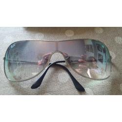 Occhiali da sole ray-ban mascherina specchiati