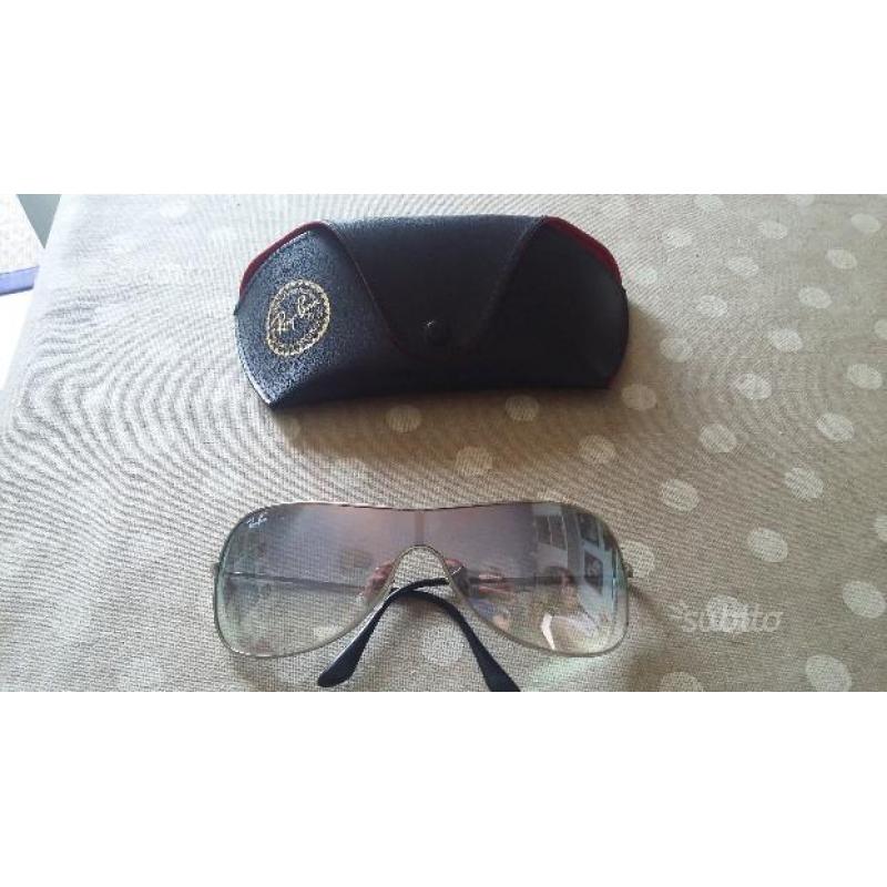 Occhiali da sole ray-ban mascherina specchiati