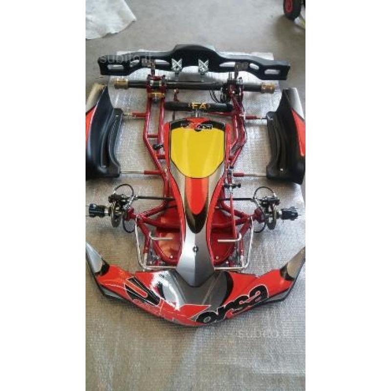 Telaio go kart rossokorsa