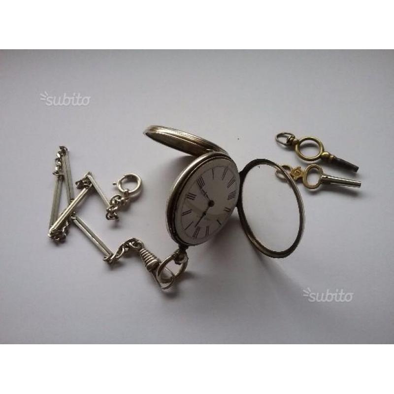 Orologio da tasca argento