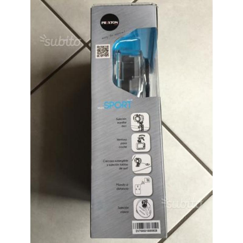 Videocamera Full HD tipo "go pro" nuova imballata