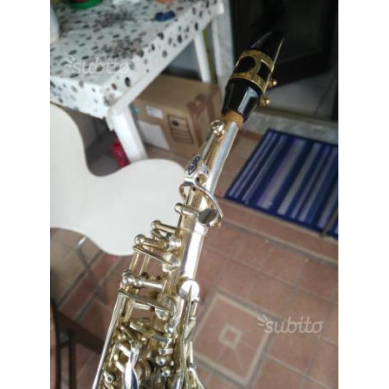 Sax soprano Selmer iii silver plated ( incisione )