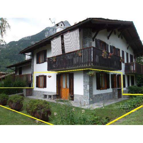 Appartamento Courmayeur con giardino e due garage