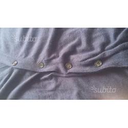 Cardigan Brunello Cucinelli, blu, puro cachemire
