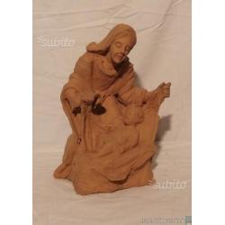 Personaggi della natività in terracotta