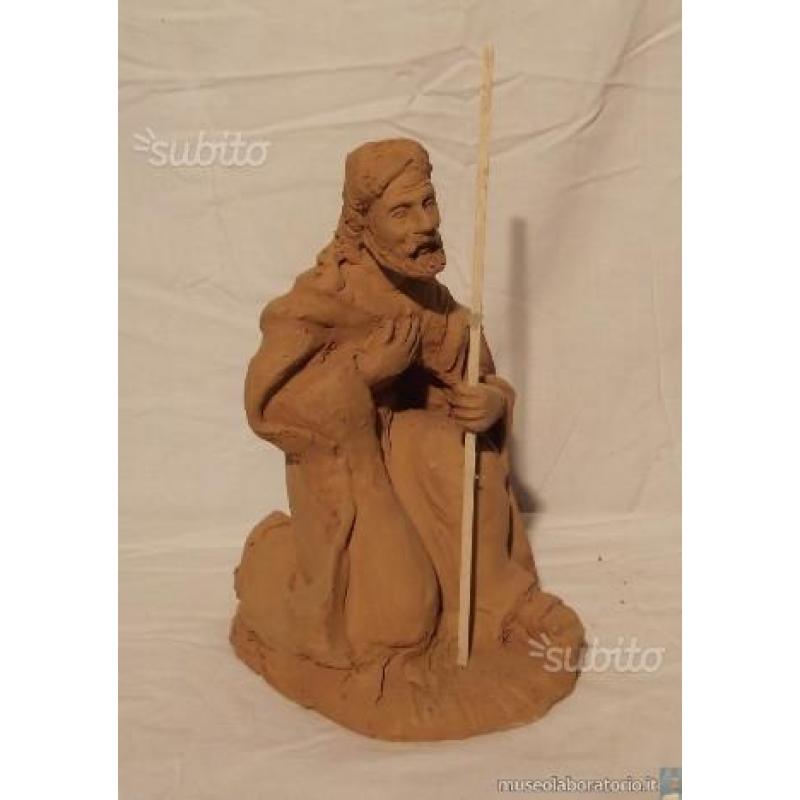 Personaggi della natività in terracotta