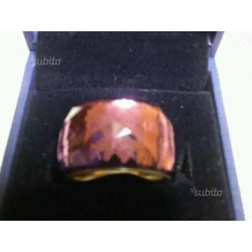 Elegante anello swarovski lilla