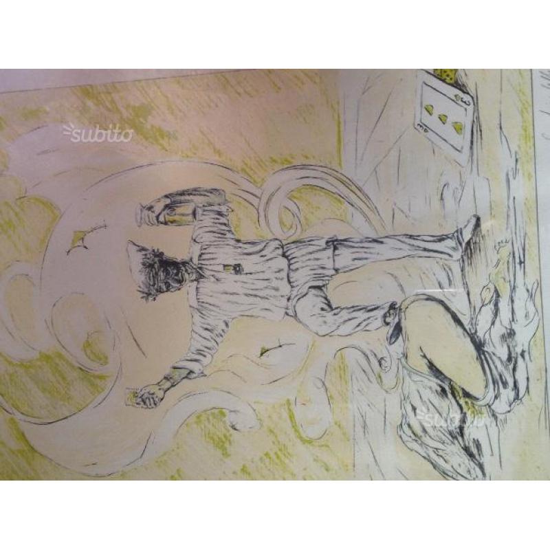 Stampa originale del pittore Giorgio fiordelli