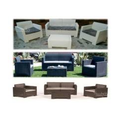 Set poltrona salotto divano Nebraska