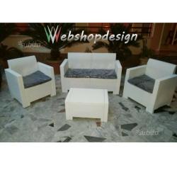 Set poltrona salotto divano Nebraska