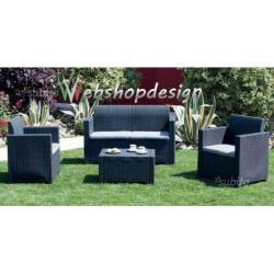 Set poltrona salotto divano Nebraska