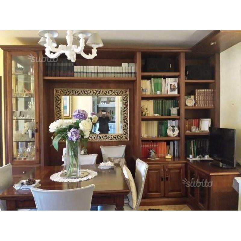 Librerie ed armadio legno massello