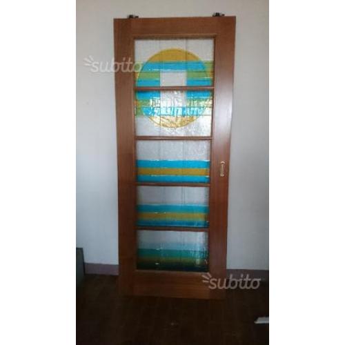 Porte interne in legno noce