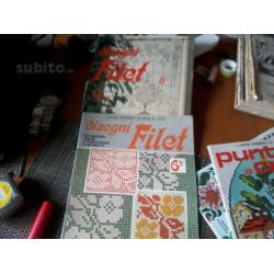 Riviste di cucito anni 70-80 con decalchi