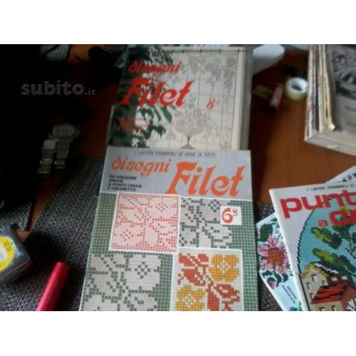 Riviste di cucito anni 70-80 con decalchi