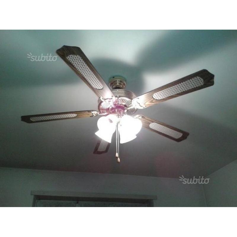 Lampadario con pale