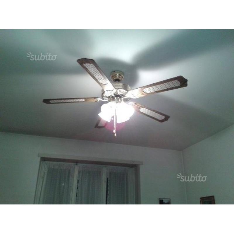 Lampadario con pale