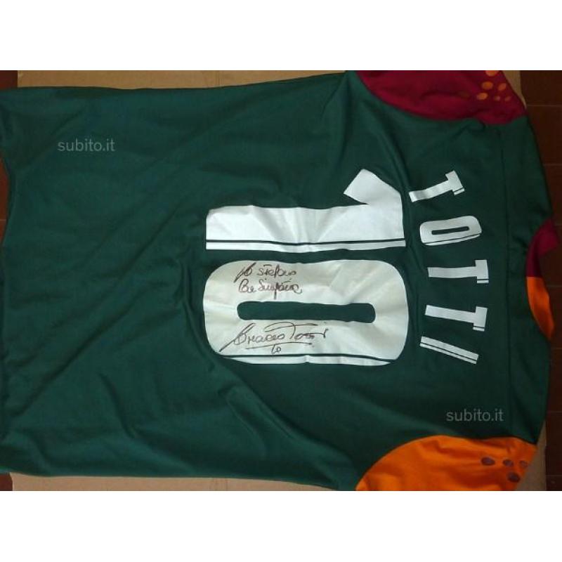 Maglietta Originale di FRANCESCO TOTTI autografata