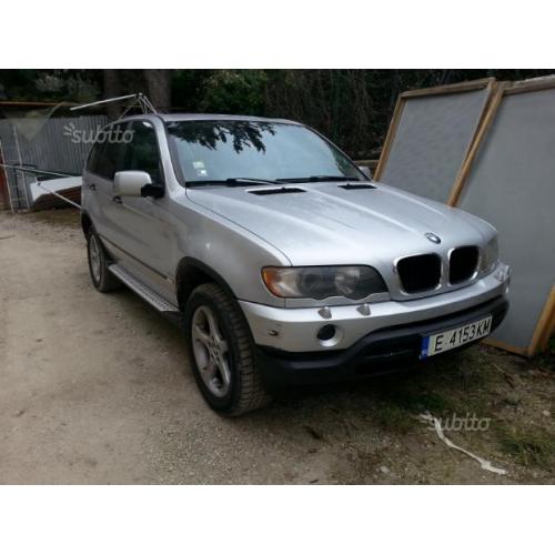 Bmw x5 3.0 benzina gas GPL gancio traino pelle nav