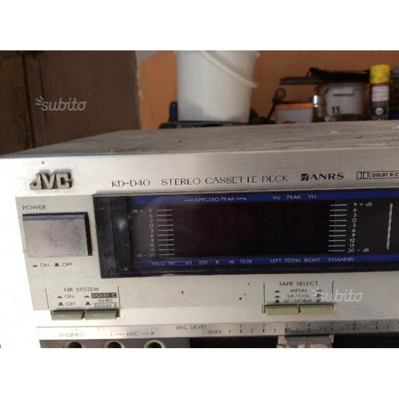 KD D40 stereo cassette JVC