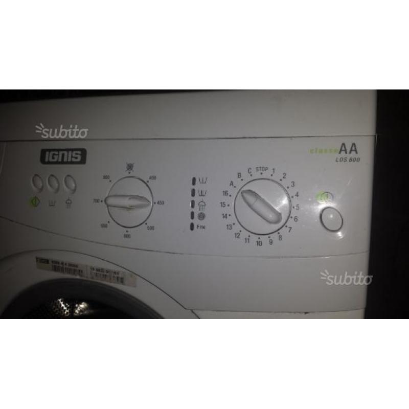 Lavatrice ignis los 800 classe aa