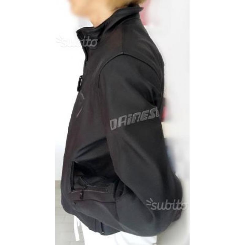 Giubbotto "dainese" nero in pelle