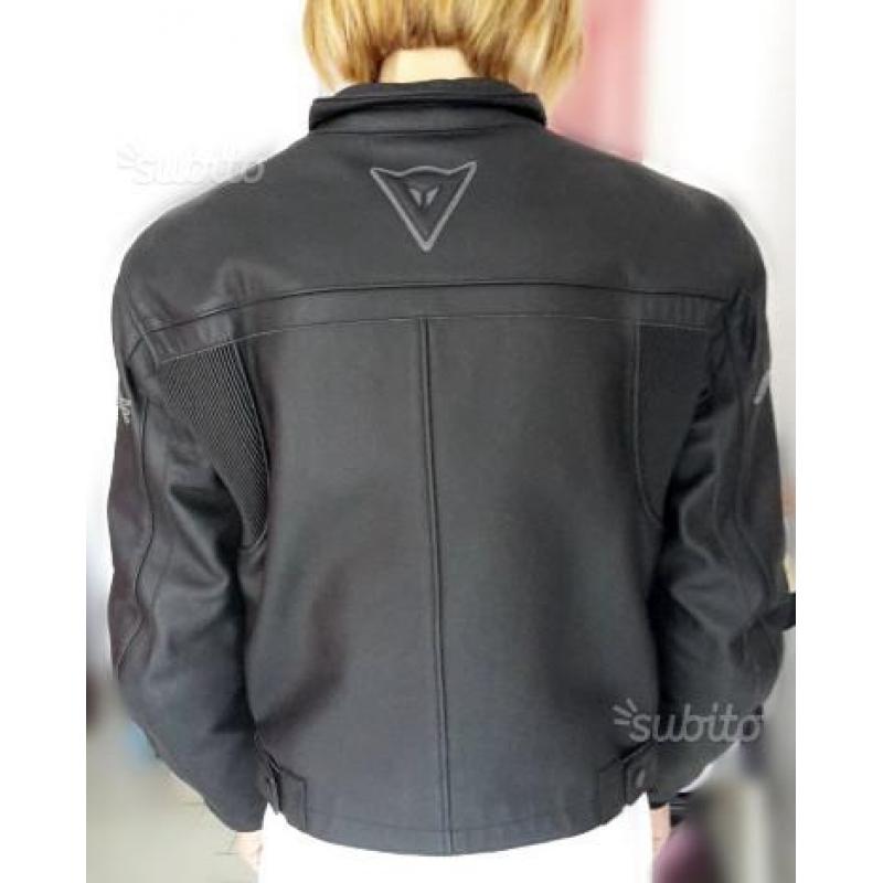 Giubbotto "dainese" nero in pelle