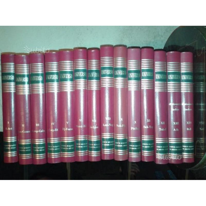 14 Volumi dell'Enciclopedia Universo