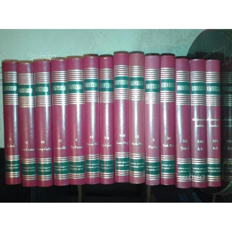 14 Volumi dell'Enciclopedia Universo