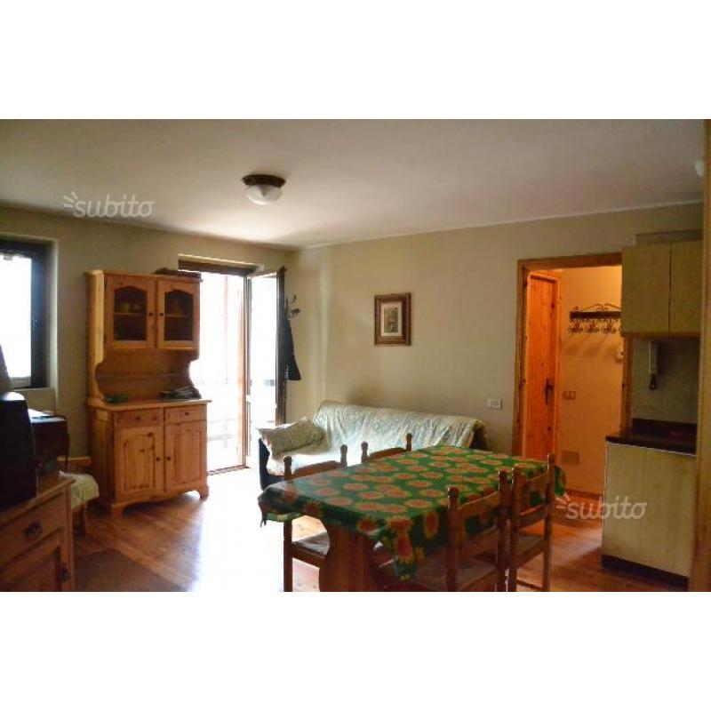 Bilocale con camino, 5 posti letto, balcone