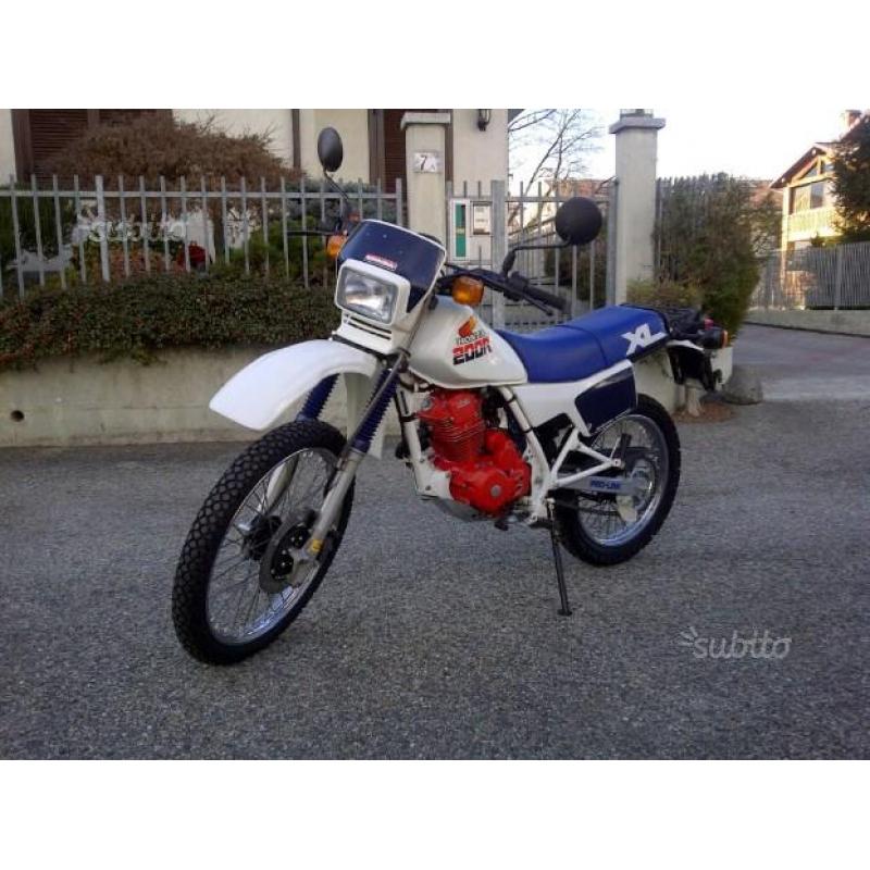 Honda XL 200 R del 1986 come nuova