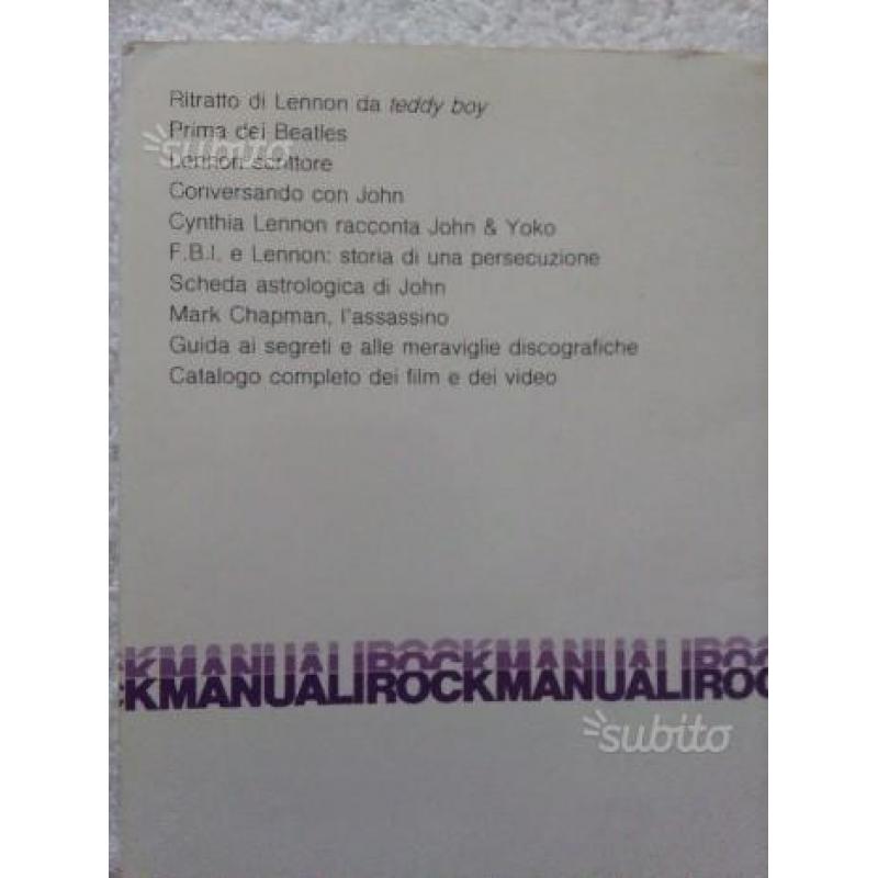 John Lennon - Manuali Rock