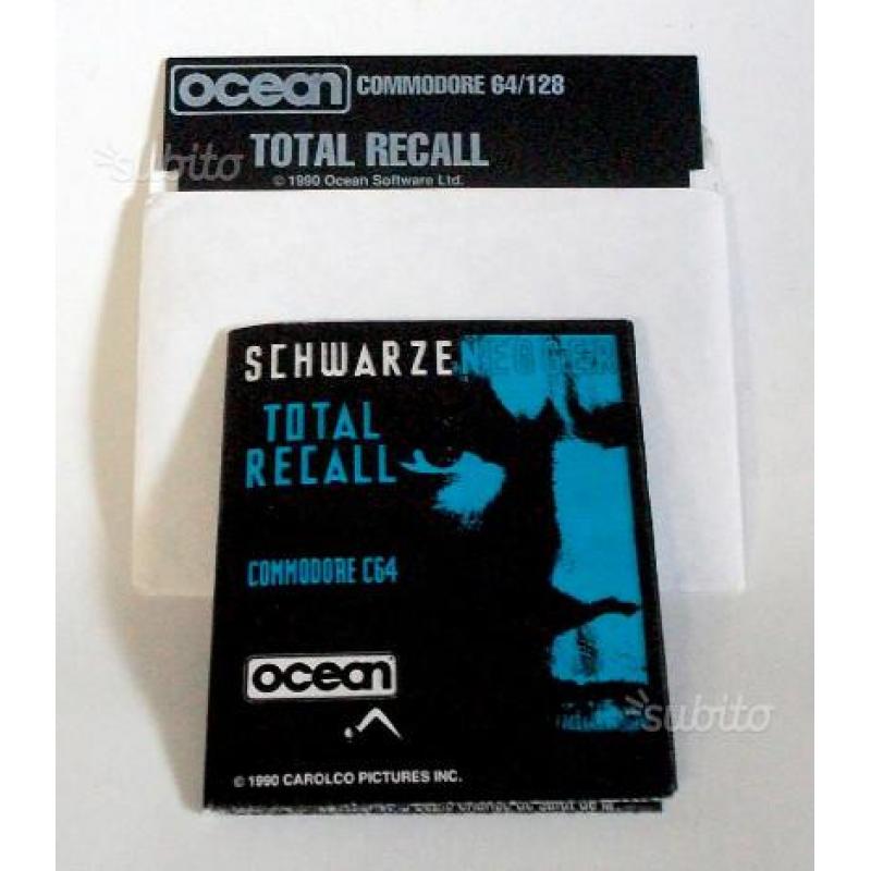 Elvira e Total Recall giochi originali Commodore64