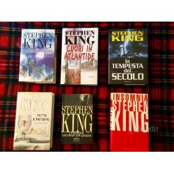 6 libri di Stephen King - copertina rigida ed. S&K