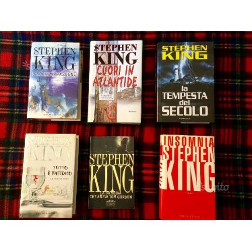 6 libri di Stephen King - copertina rigida ed. S&K