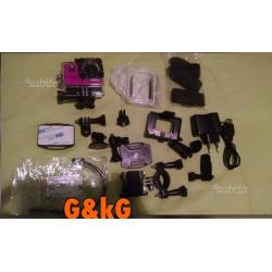 Sport Cam Wifi Fucsia come go pro