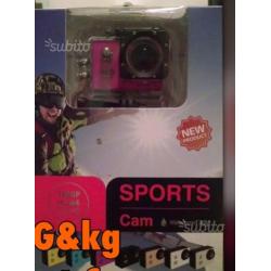 Sport Cam Wifi Fucsia come go pro