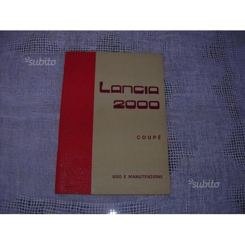 Libretto uso FLAVIA-2000-COUPE'