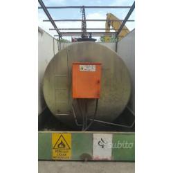 Cisterna per gasolio usata 10000 litri con tettoia