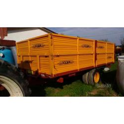 Rif40 - Rimorchio agricolo monoasse,marca FE.BA