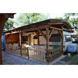 Roulotte con veranda