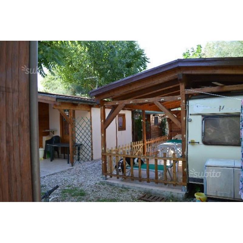 Roulotte con veranda