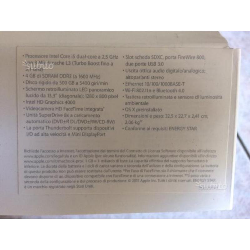 MacBook Pro 13,3' nuovo